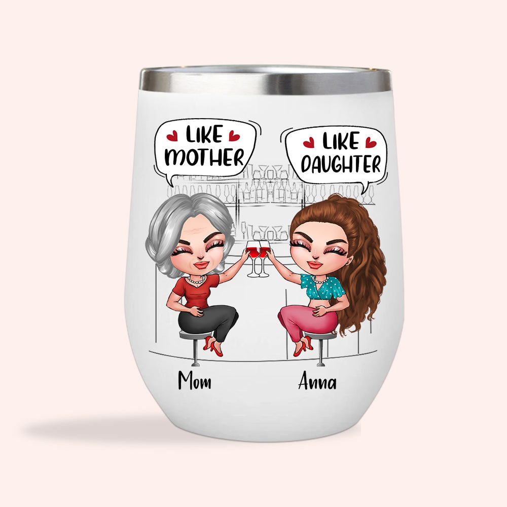 Mom Of Boys Custom Wine Tumbler From Son Up To Son Down Personalized G -  PERSONAL84