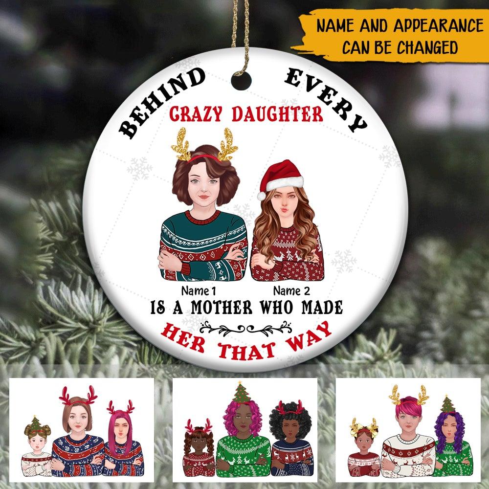 Personalized Christmas Ornament - Like Mother Like Daughter