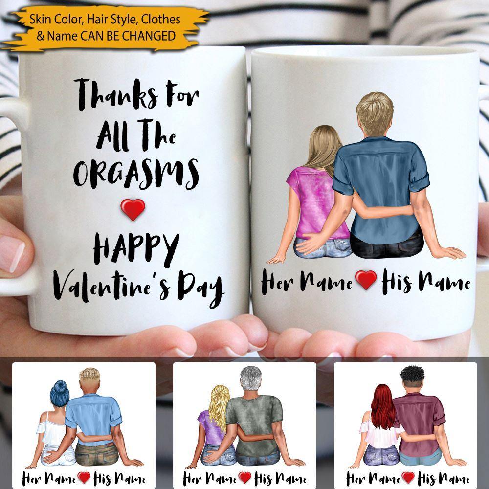 Personalized Fiance Gift For Him Gifts Boyfriend Anniversary Gifts F, Best  Husband Gifts Man Thanks For All The Orgasms BF Valentines Cup