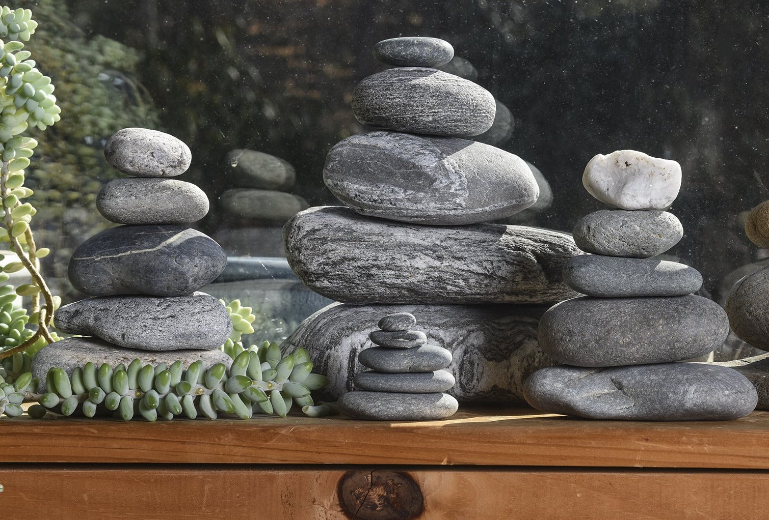 decorative stacked rock