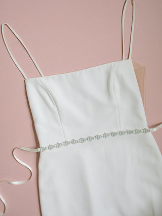 Pearl and crystal belt JULIET