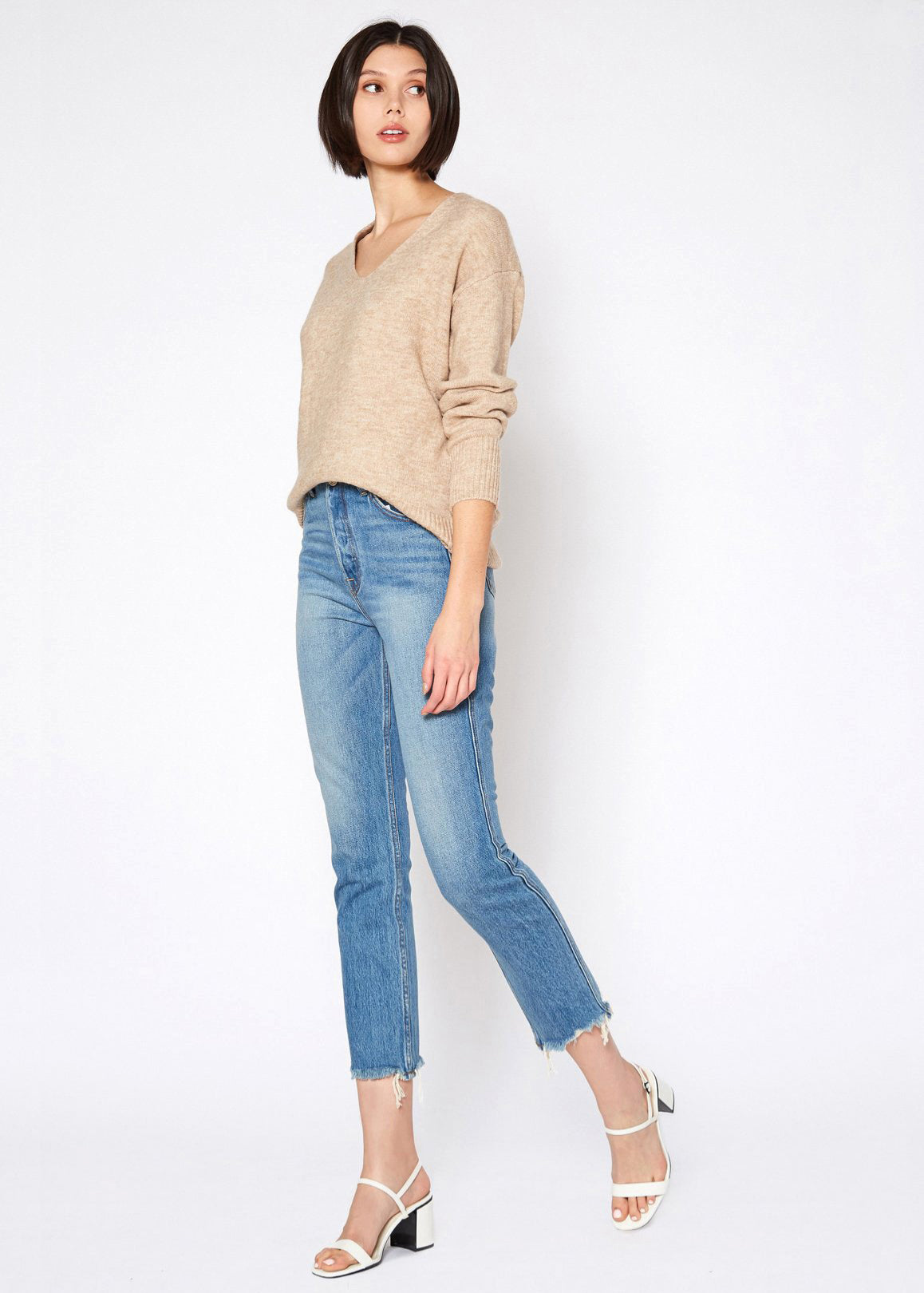 Eve Slim Straight Jeans In Horizon | Noend Denim