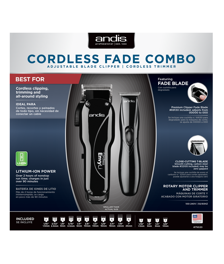 andis professional slimline pro li trimmer