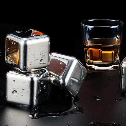 cubes acier pierre a whisky