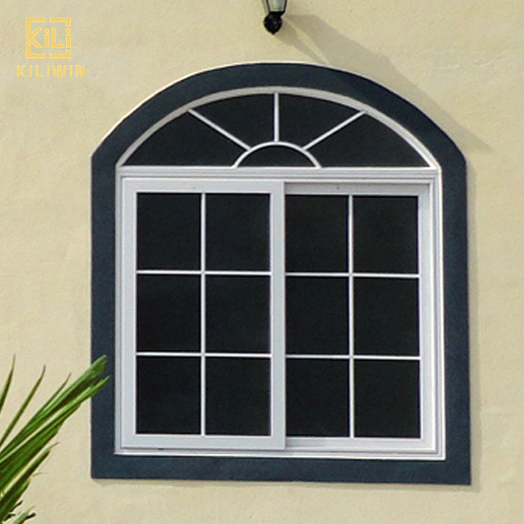 arched window frame white