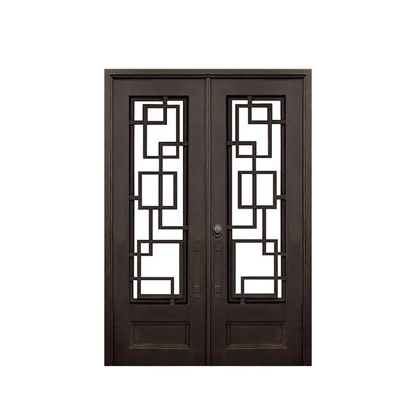 China WDMA Antique Standard Size Safety Double Iron Main Door Design C ...