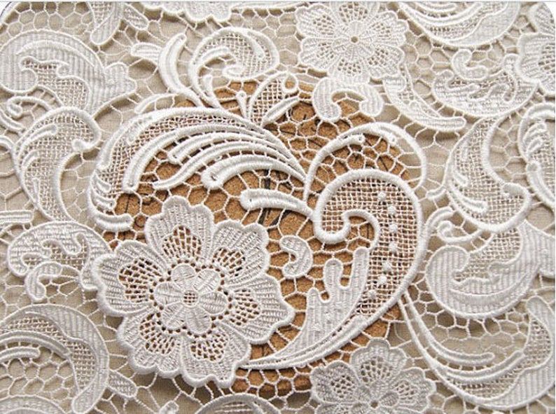 guipure lace material