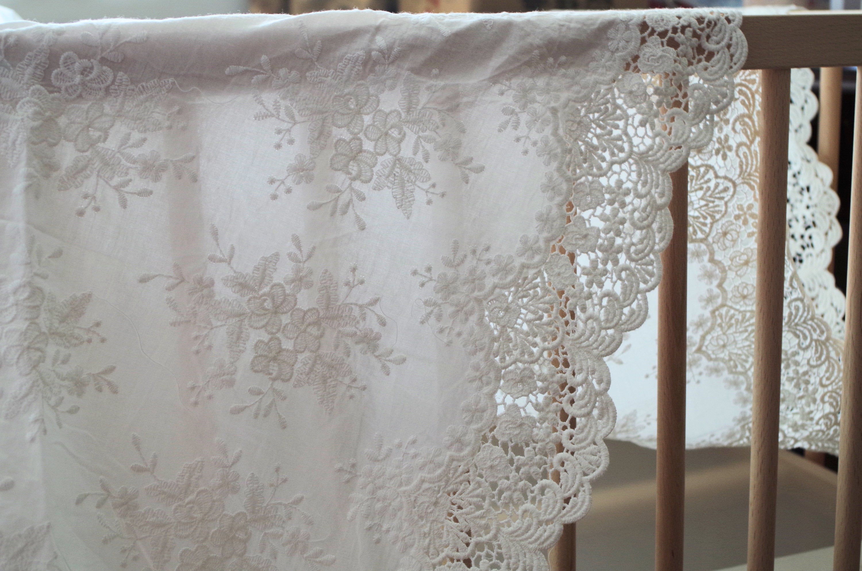 eyelet lace fabric by the yard