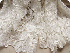 crochet lace fabric