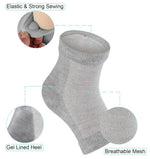 Spa Gel Socks 4 Pair Moisturizing Foot Socks Gel Heel Socks for Cracked Heel Treatment Silicone Lotion Socks Foot Repair Sweet Feet While Sleep