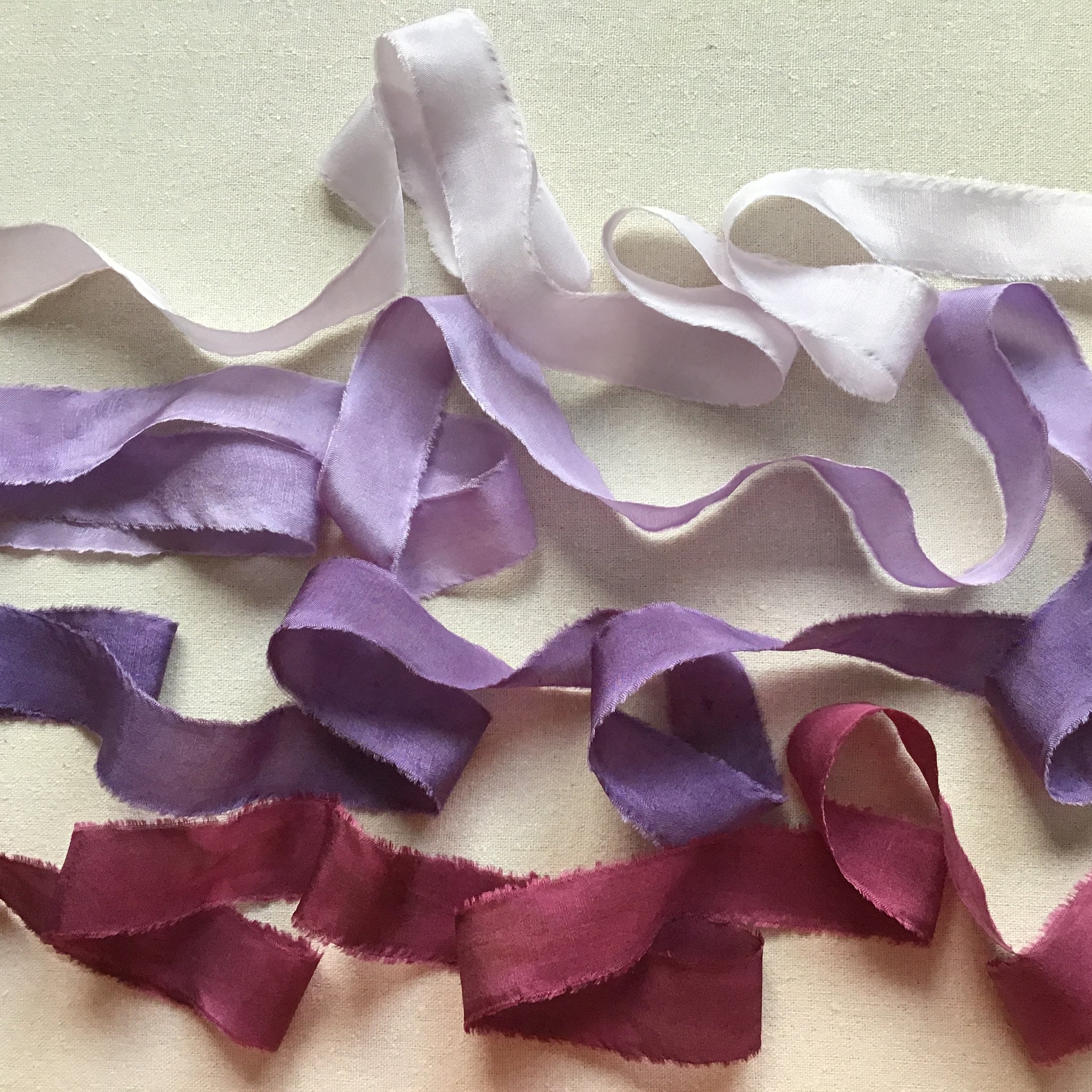 narrow silk ribbon