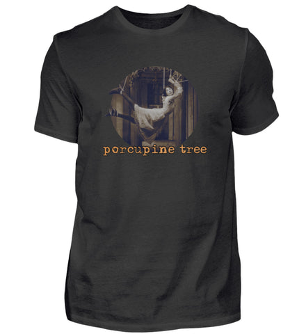 Porcupine Tree T-Shirt Men. Porcupine Tree band Licensed Merchandise 100% Cotton T-Shirt Black.