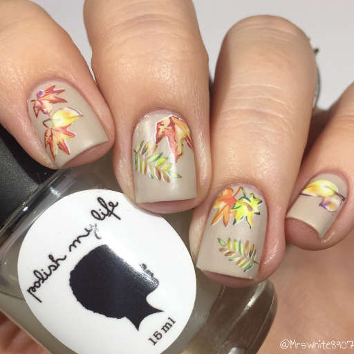 Autumn Leaves Nail Art Collection Nail Water Decals