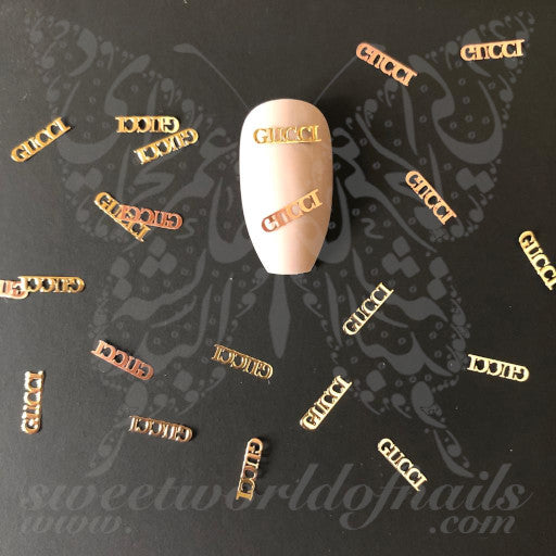 Luxe Nails Gold Thin Metallic Nail Charms