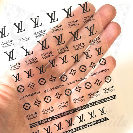 Louis Vuitton LV Nail Decals (Vinyl Stickers) – Nunayls