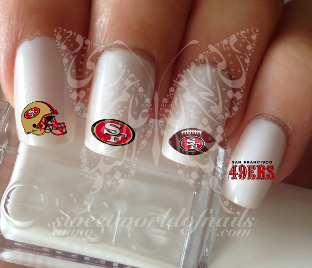 football nail decals