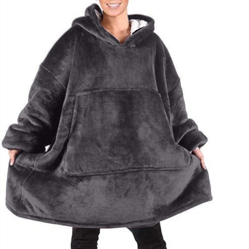 the comfy oversized blanket sweatshirt