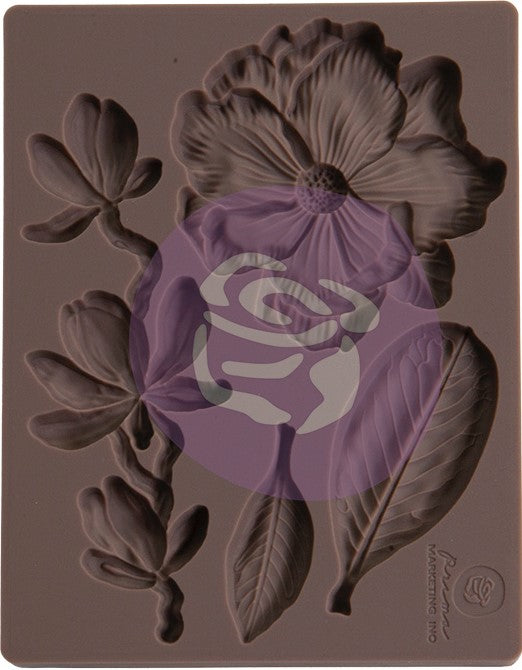 Redesign Décor Moulds 5X8 - Leafy Blossoms Copyright #VA0002321248