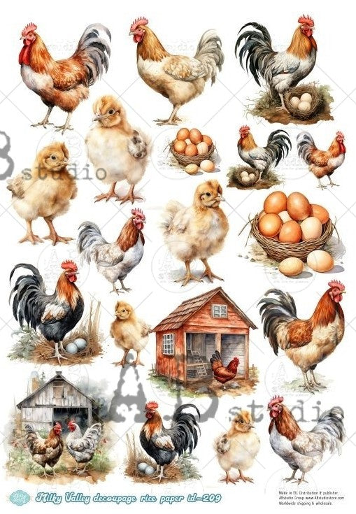 Farmyard Chicks #ID-209
