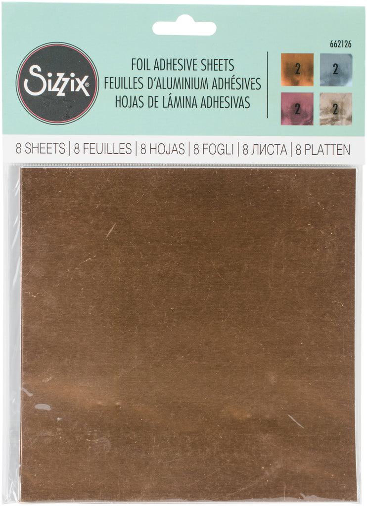 Rose Gold Sizzix Effectz Decorative Foil Sheets 6x6 10/Pkg – Decoupage  Napkins.Com