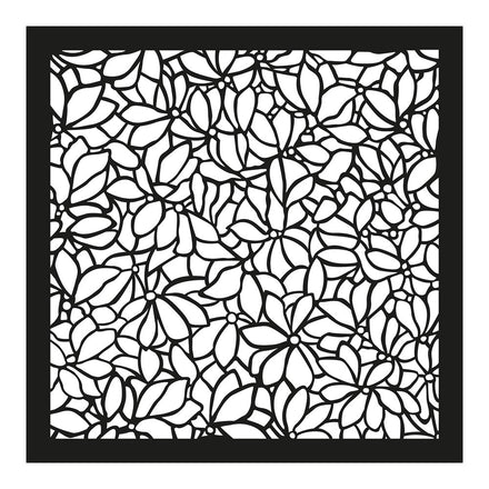 Stamperia Floral Clock plastic Stencil for Craft Projects – Decoupage  Napkins.Com