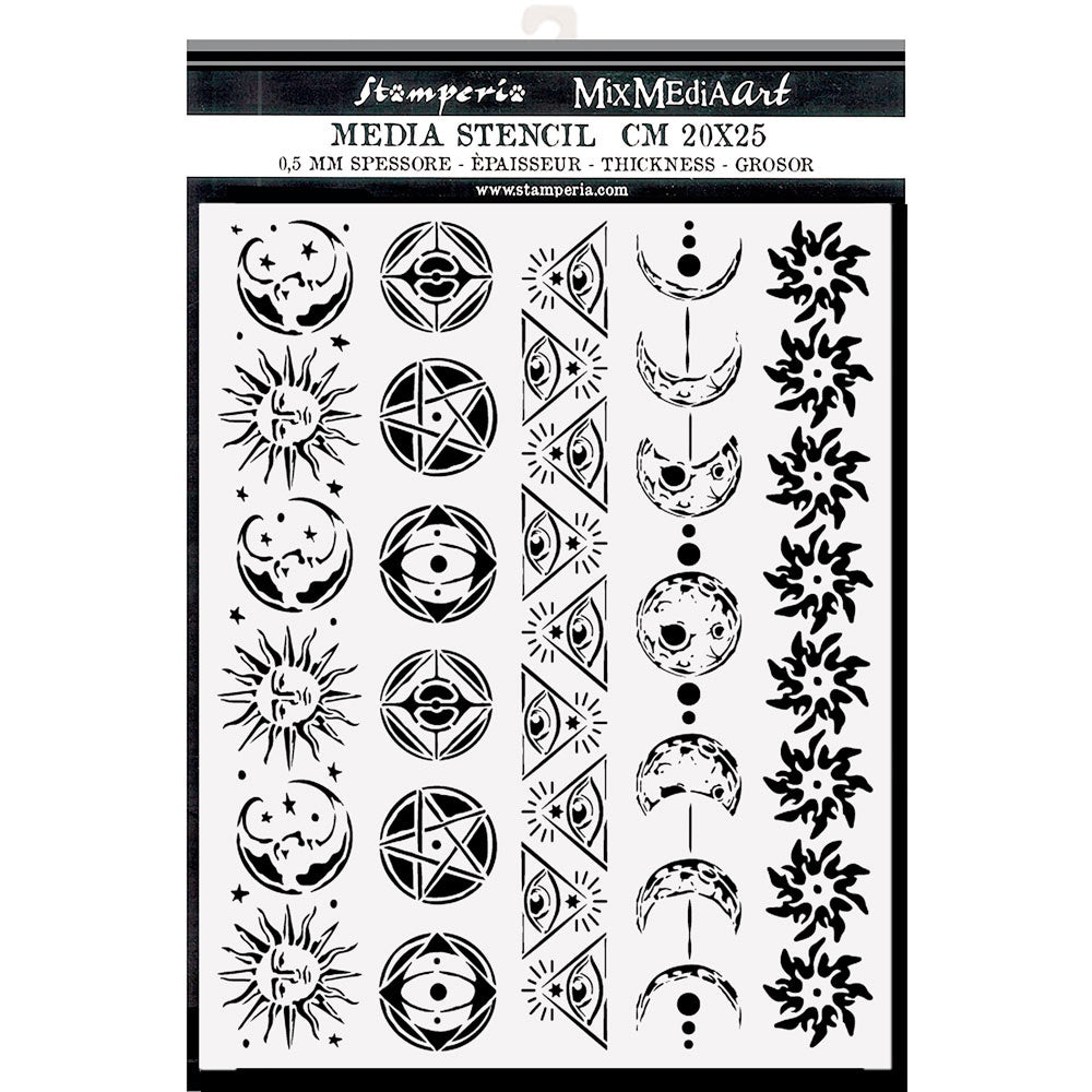 Stamperia Floral Clock plastic Stencil for Craft Projects – Decoupage  Napkins.Com