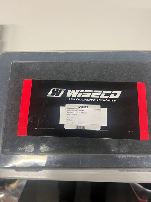 Wiseco Valve Shim Kit 9.48mm OD 1.20-3.50mm incr. 0.05mm