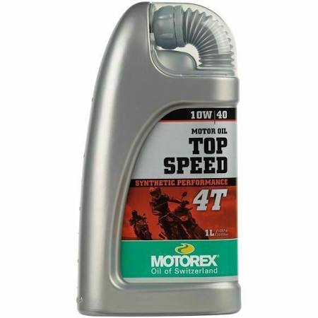 Motorex Top Speed 4T 10W/40 Synthetic Oil 1 Litre