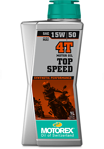 Motorex Top Speed 4T (4 Stroke) Synthetic Oil 15W/50 1 Litre