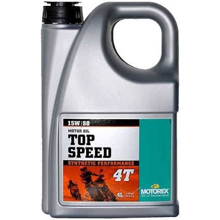 Motorex Top Speed 4T (4 Stroke) Synthetic Oil 15W/50 4 Litre