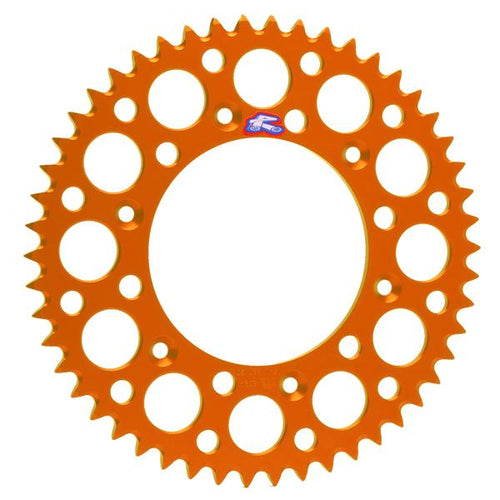 Renthal rear sprocket 47T KTM HUSQVARNA - Orange - 125+