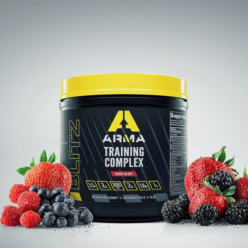 ARMA Blitz Motocross Nutrition - Training Complex 16oz Tub Berry Blast