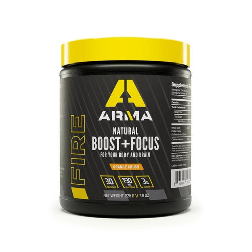 ARMA Fire: Motocross Nutrition - Natural Boost + Focus - Orange Crush