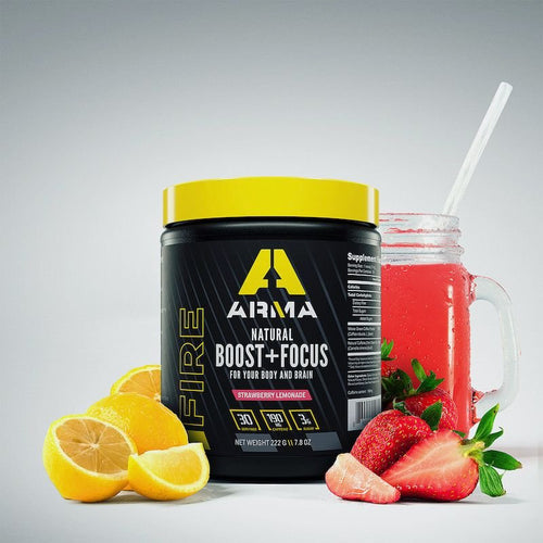 ARMA Fire: Motocross Nutrition - Natural Boost + Focus - Strawberry Lemonade