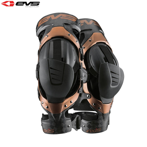 EVS Axis Pro Knee Brace - Pairs (Black/Copper) X-Large - Pair