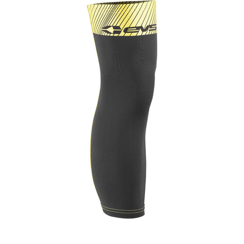 EVS TUG - Knee Brace Sleeves (Black/Hi-Viz Yellow Size XLarge