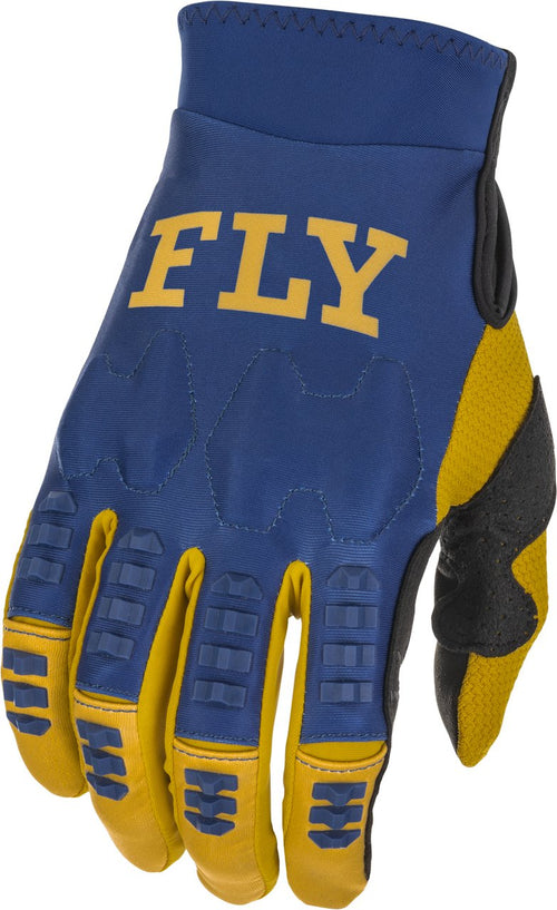 Fly 2022 Evolution DST Adult Gloves (Navy/White/Gold) Size Large