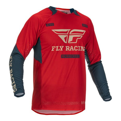 Fly 2022 Evolution DST Adult Jersey (Red/Grey) Size Small