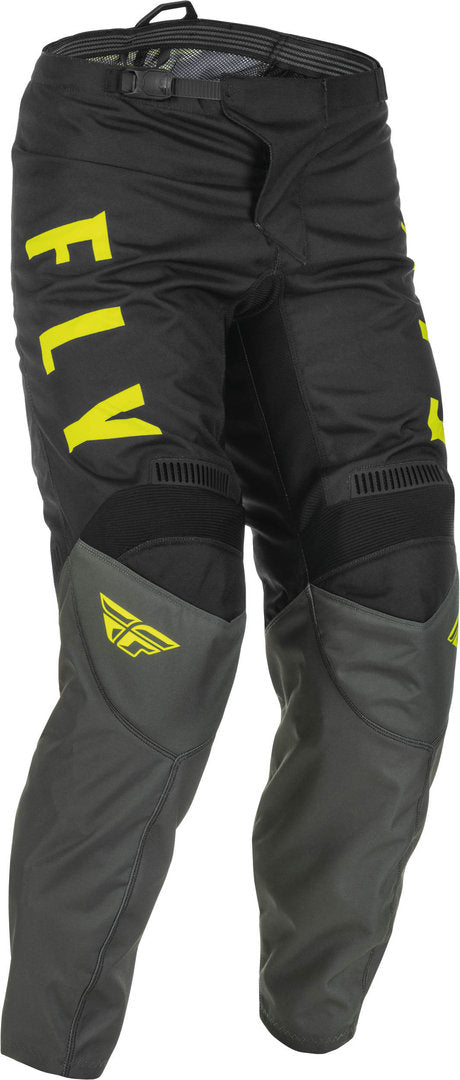 Fly Racing F-16 Motocross Pants Grey/Black/Hi-Vis -Pants - Size 30