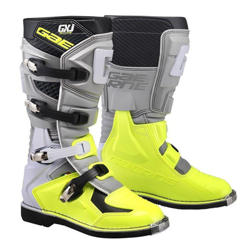 Gaerne GX-J Grey/Yellow Flo Kids MX Boots