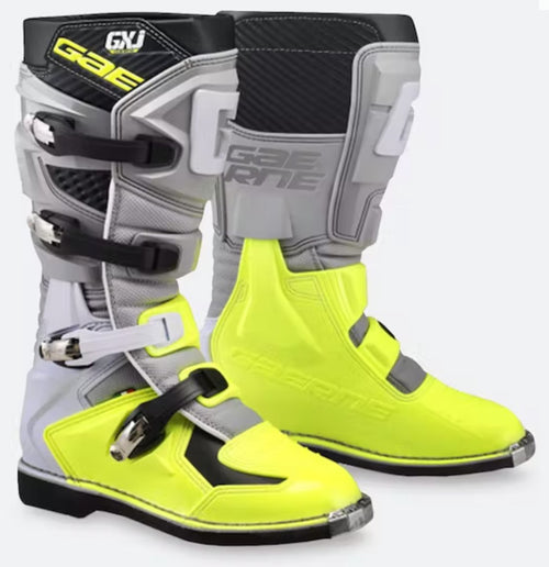 Gaerne GX-J Kids MX Boots Fluo Yellow-Grey - Size 40