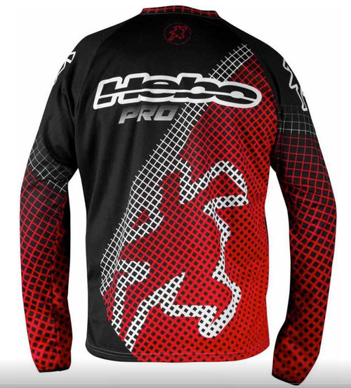 Hebo Pro 16 Trials Pants & Jersey Bundle - Black / Red