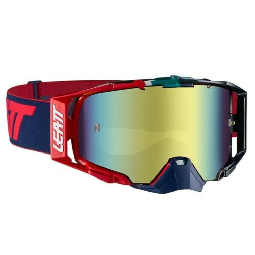 Leatt Velocity 6.5 Iriz ink/red Bronze Lens Motocross Goggles