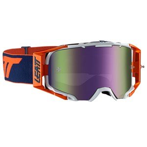 Leatt Velocity 6.5 Iriz org/ink purple Lens Motocross Goggles