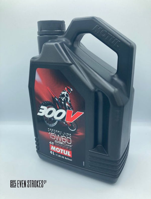 Motul 300V 4T Factory Line 15w-60 Off Road Ester Synthetic Racing Motorcycle Engine Oil - 4L or 1L