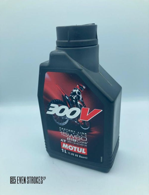 Motul 300V 4T Factory Line 15w-60 Off Road Ester Synthetic Racing Motorcycle Engine Oil - 4L or 1L