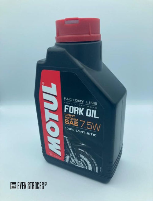 Motul Factory Line - Road & Off Road Fork Oil - Light medium SAE  100% synthetic - 7.5w - 1L