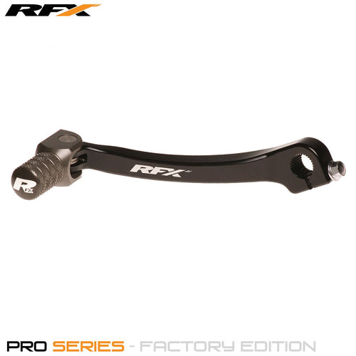 RFX Flex+ Factory Edition Gear Pedal (Black/Hard Anodised Titan) Honda CRF250 18-23 CRF450 17-23