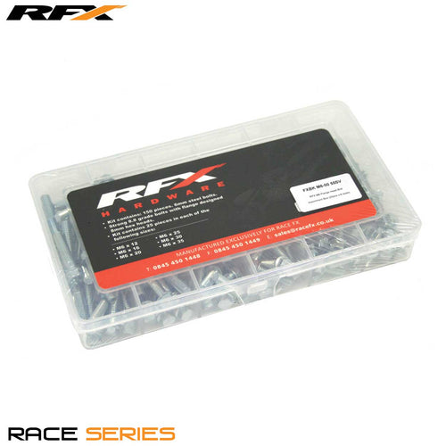 RFX M6 Flange Head Bolt Assortment Box (25pcs x 6 sizes)  12/16/20/25/30/35mm