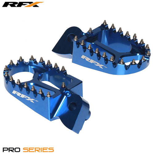 RFX Pro Footrests (Blue) Yamaha YZ 65 18-22 YZ85 02-22 YZ/YZF 125-450 99-22 Gas Gas EC 98-19